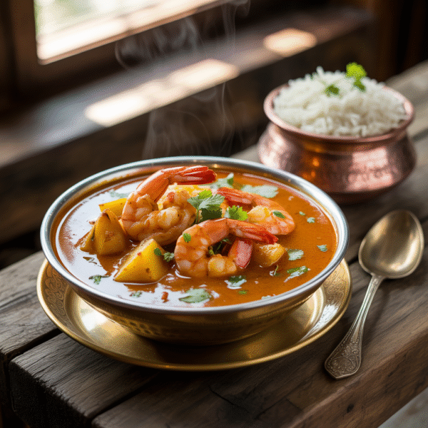 Shrimp Curry (Hyderabad Style)